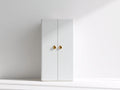 Armarios de madera 80x40x160 cm - Blanco - 2 puertas y diseño moderno